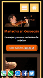 Mobile Screenshot of mariachisencoyoacan.com